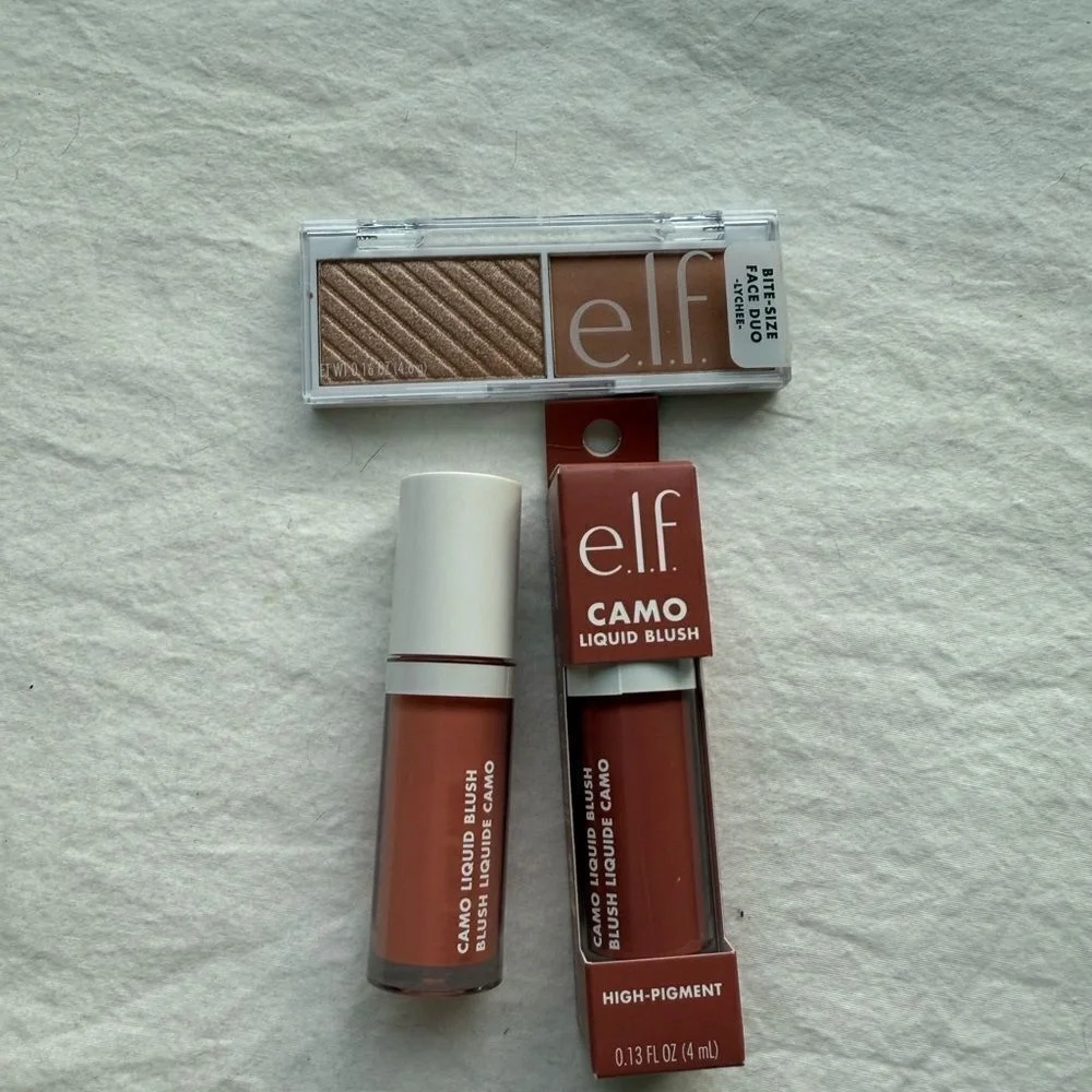 e.l.f. Bite-Size Face Duo Blush and Camo Liquid Blushes Set‎